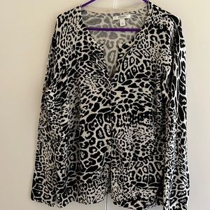 Liz Claiborne Animal Print Sweater